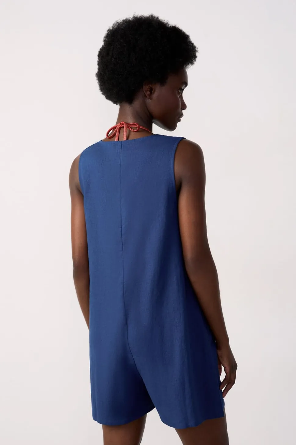 Mono corto de playa de lino