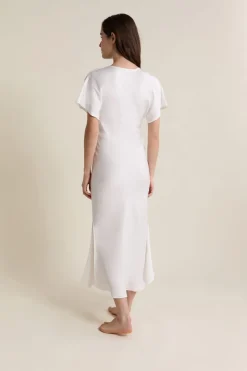 Nuisette longue satinée