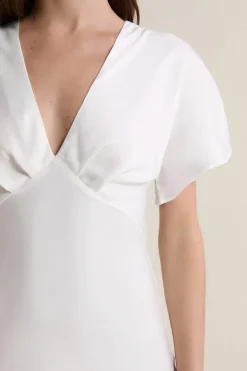 Nuisette longue satinée