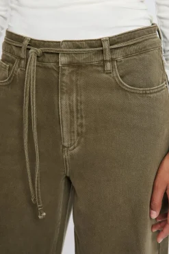 Pantalón con cordón de algodón