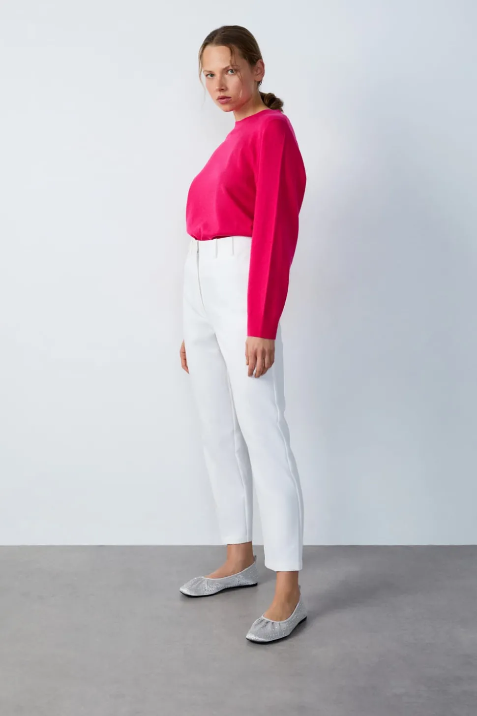 Pantalón corte zanahoria