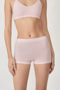 Pantalón corto boyleg de algodón