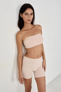 Pantalón corto de ciclismo de algodón orgánico elástico