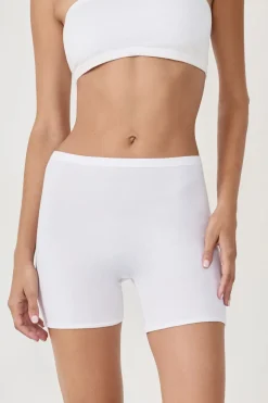 Pantalón corto de ciclismo de algodón orgánico elástico