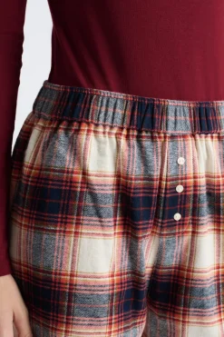 Pantalón corto de pijama a cuadros