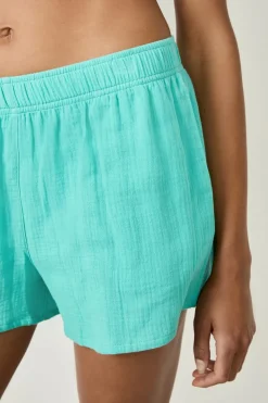 Pantalón corto de pijama de algodón