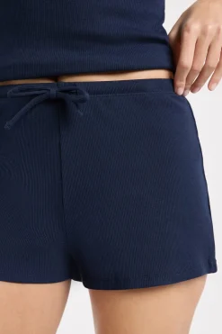 Pantalón corto de pijama de algodón