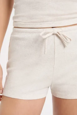 Pantalón corto de pijama de algodón