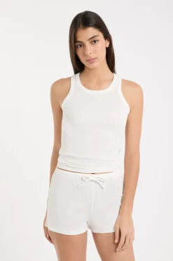 Pantalón corto de pijama de algodón