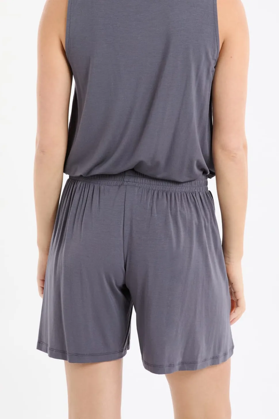 Pantalón corto de pijama liso