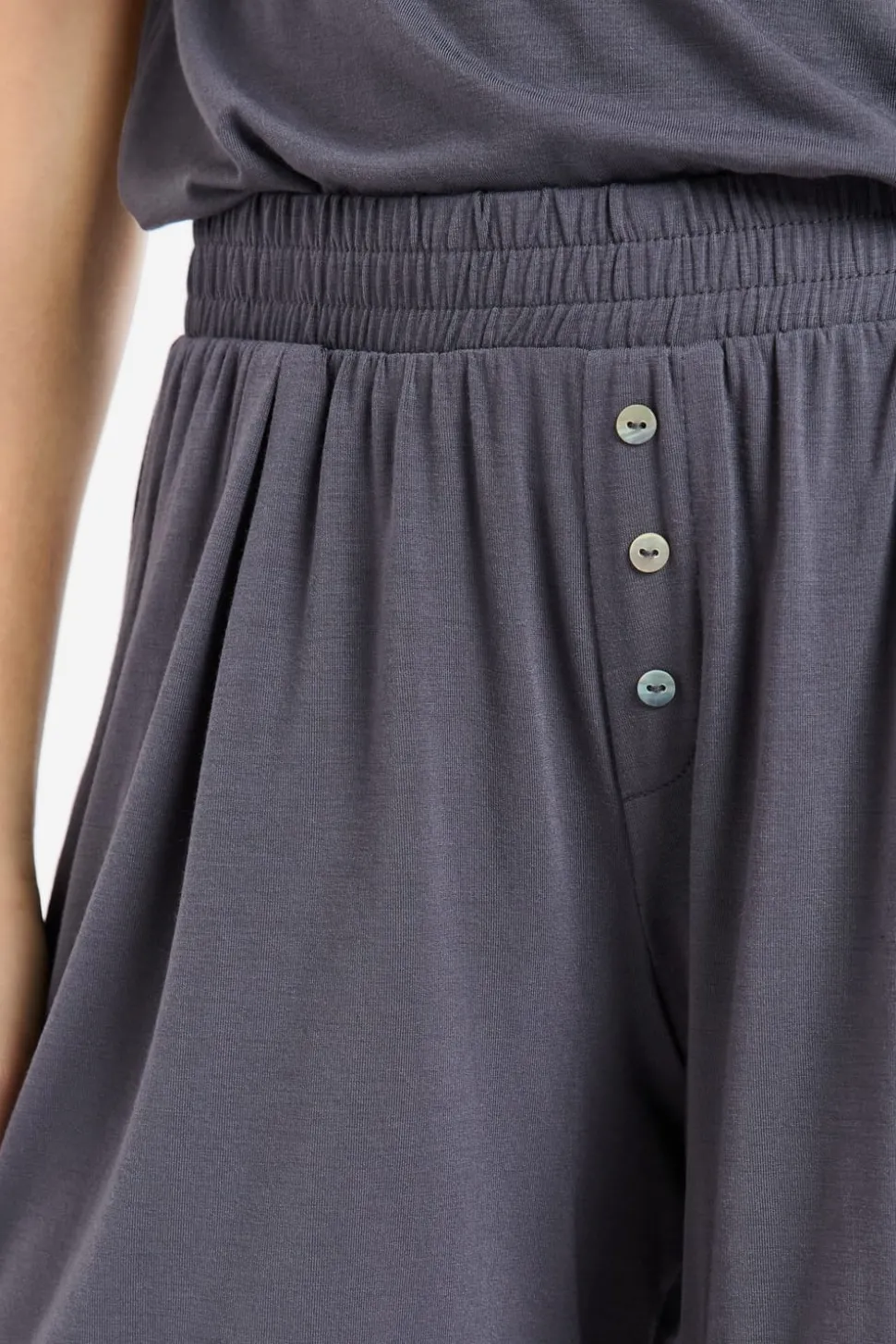 Pantalón corto de pijama liso