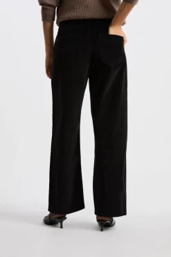 Pantalón de algodón con efecto terciopelo