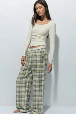 Pantalón de pijama a cuadros