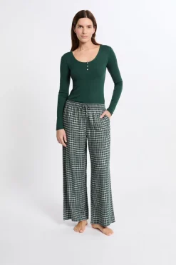 Pantalón de pijama a cuadros