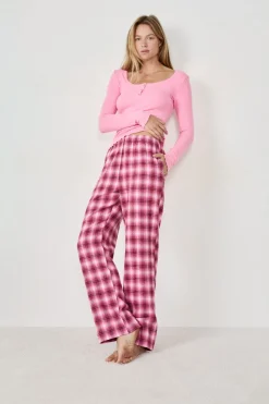 Pantalón de pijama a cuadros