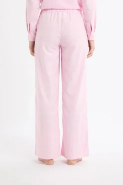 Pantalón de pijama a cuadros de algodón