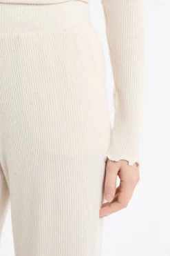 Pantalón de pijama acanalado