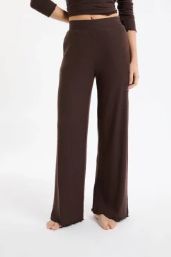 Pantalón de pijama acanalado