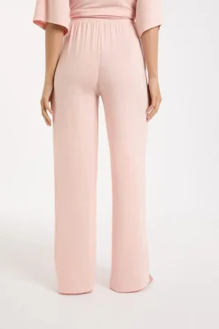 Pantalón de pijama ancho de modal