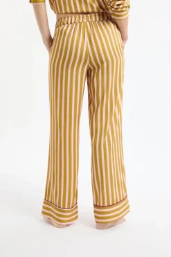 Pantalón de pijama bicolor a rayas