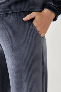 Pantalón de pijama con efecto terciopelo