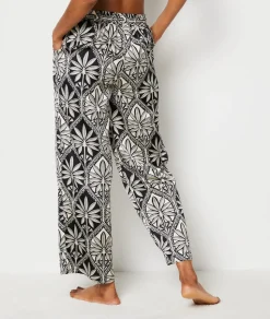 Pantalón de pijama con estampado floral