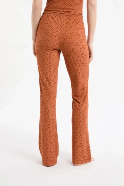 Pantalón de pijama con estampado de corazones