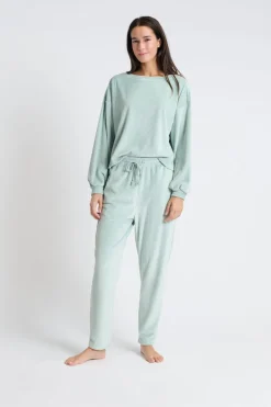 Pantalón de pijama de terciopelo