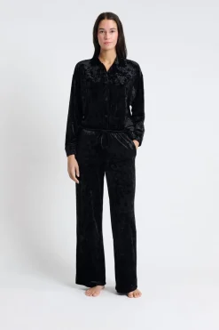 Pantalón de pijama de terciopelo