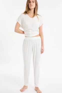 Pantalón de pijama liso