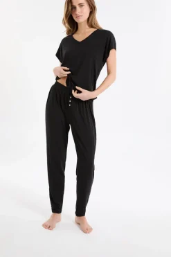 Pantalón de pijama liso