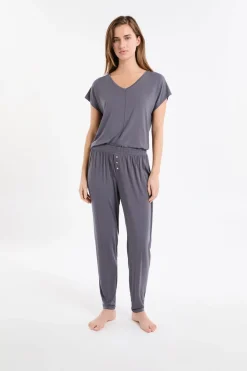 Pantalón de pijama liso