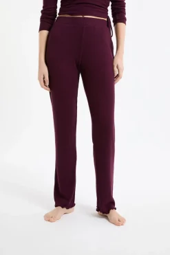 Pantalón de pijama recto