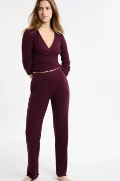 Pantalón de pijama recto