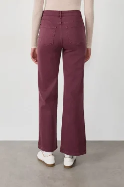 Pantalón rectos de algodón