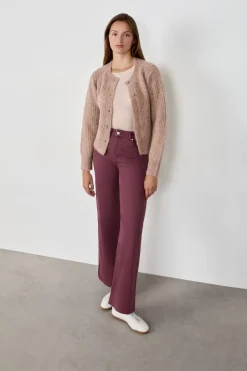 Pantalón rectos de algodón