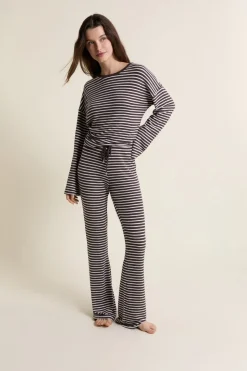 Pantalon de pyjama à rayures