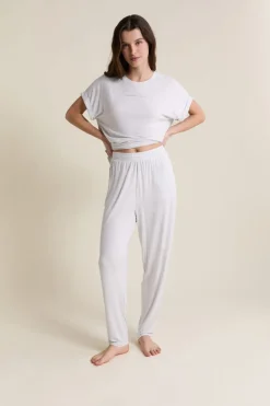 Pantalon de pyjama élastiqué