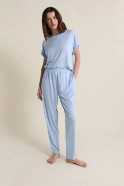 Pantalon de pyjama élastiqué