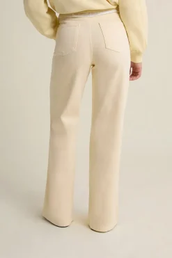 Pantalon droit taille haute