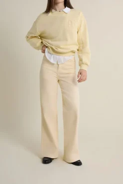 Pantalon droit taille haute