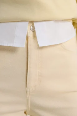 Pantalon droit taille haute