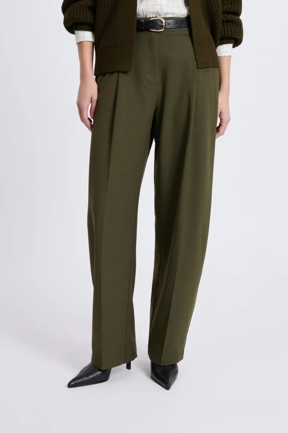 Pantalon large droit