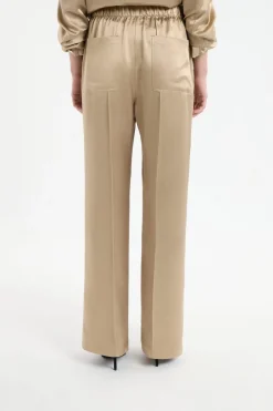 Pantalon large en crêpe