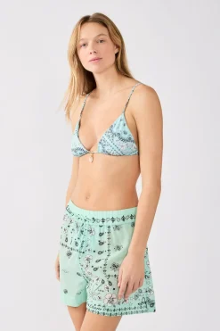 Pantalones cortos de algodón estampados