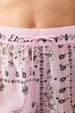 Pantalones cortos de algodón estampados