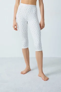 Pantalones cortos de ciclista de algodón acanalado