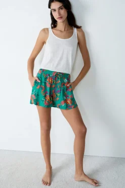 Pantalones cortos de pijama estampados