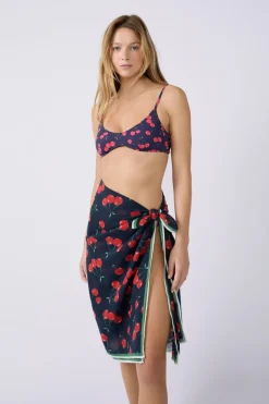 Pareo de algodón estampado Marcia Wear x Etam