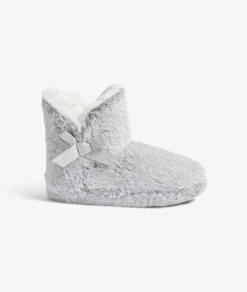 Patucos de peluche con lazos Corgi